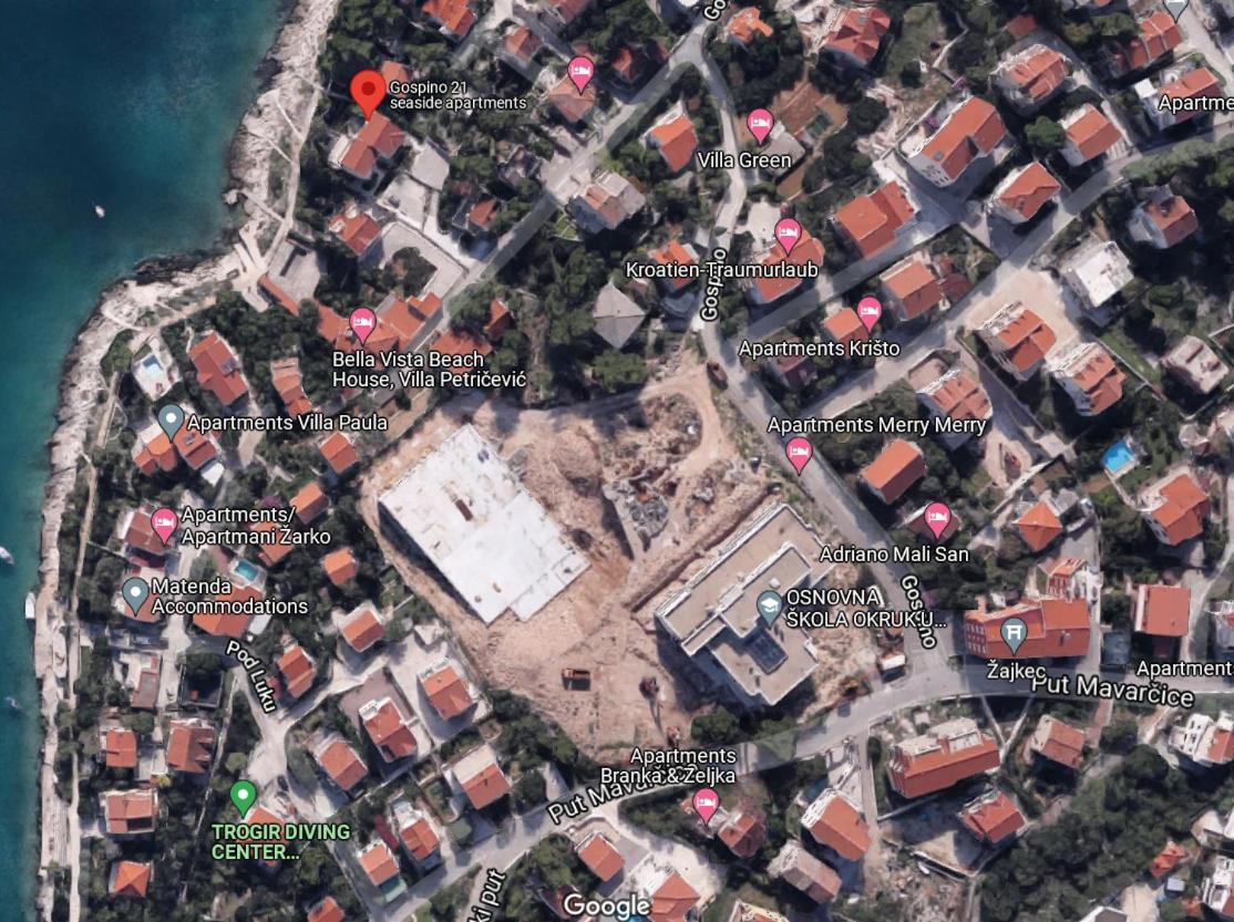 Seaside Apartments Trogir Exterior foto